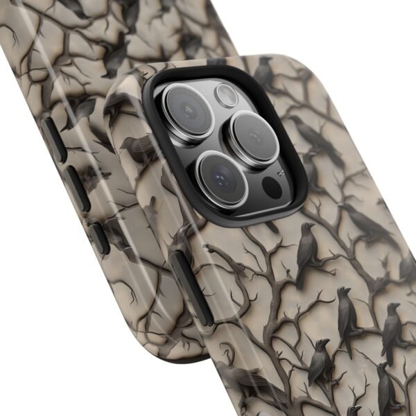 Dark Raven Crow Phone Case 3D Style - Image 3