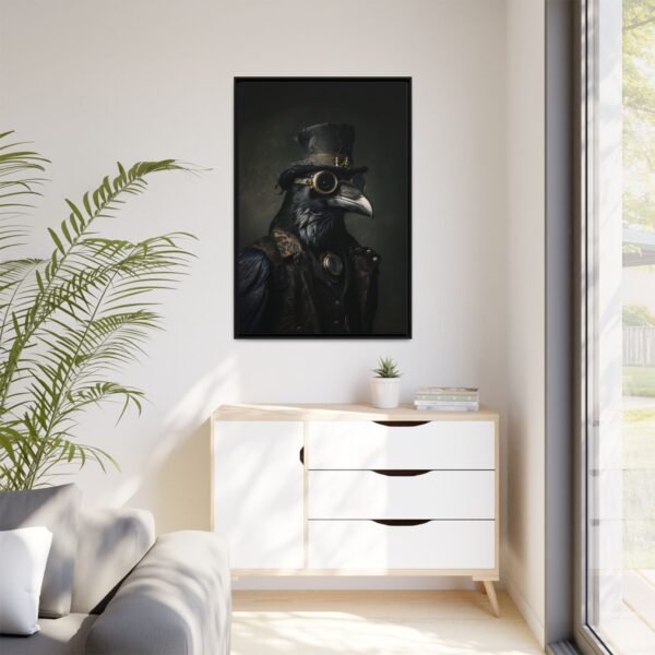 Steampunk Raven Wall Art Print - Image 2