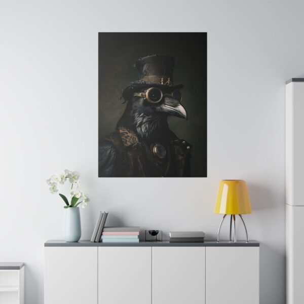 Steampunk Raven Wall Art Print - Image 6