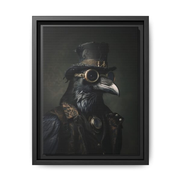Steampunk Raven Wall Art Print - Image 3