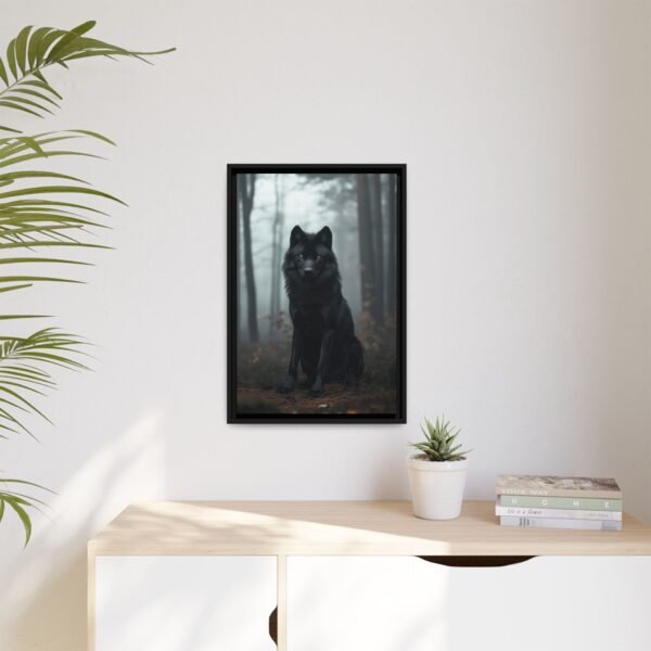 Mystic Black Wolf - Wall Art Print - Image 4