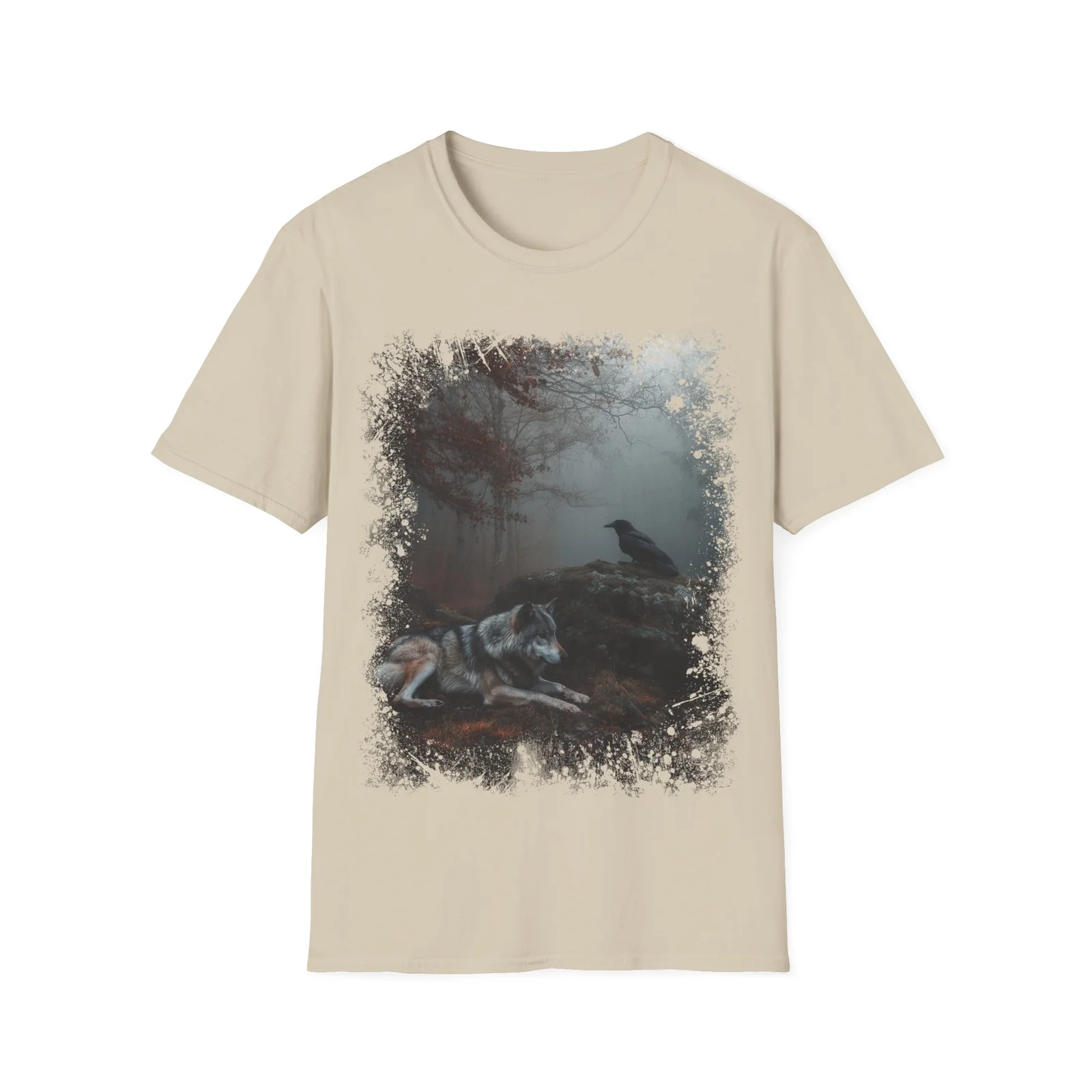 Wolf & Raven Symbiotic Relationship T-Shirt - Image 3